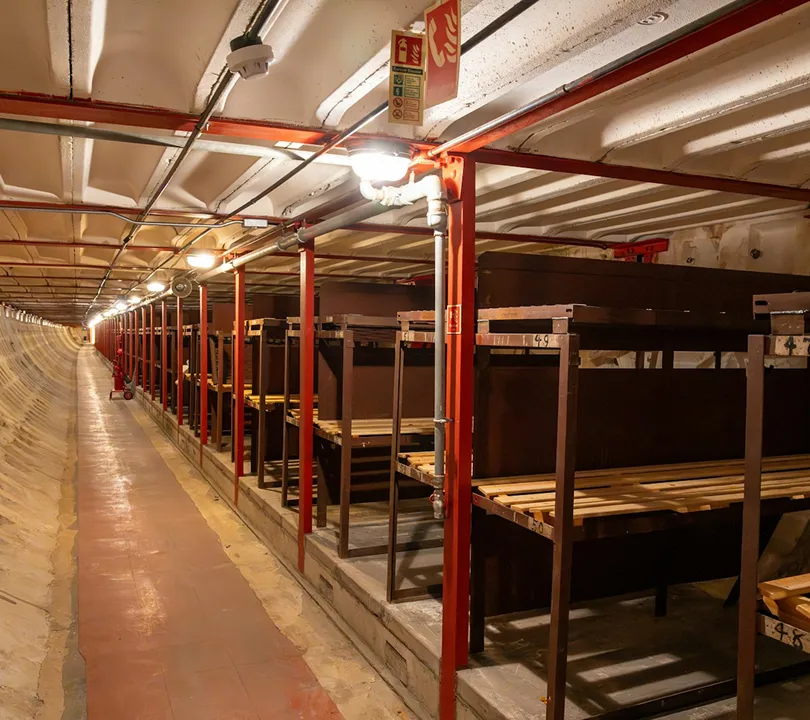 zdjęcie ukazujące schrony firmy FILAR